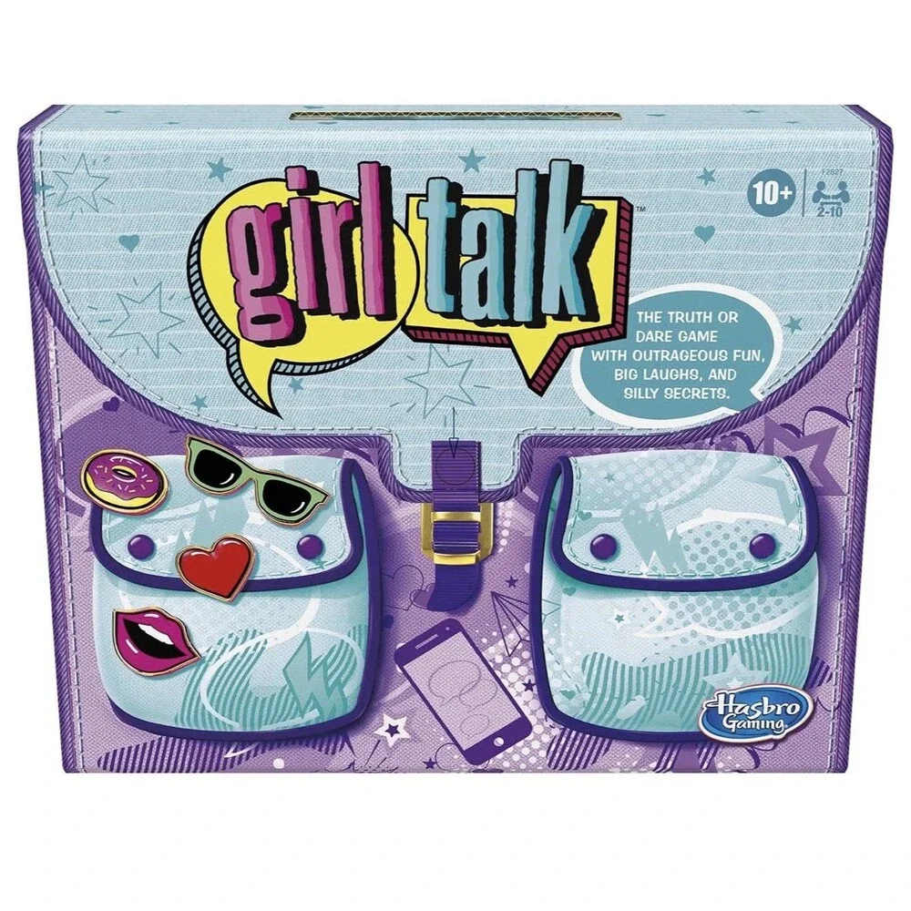 Girl Talk Truth or Dare Board Game Updated Edition for Kids and Teens 2-10 Pl...